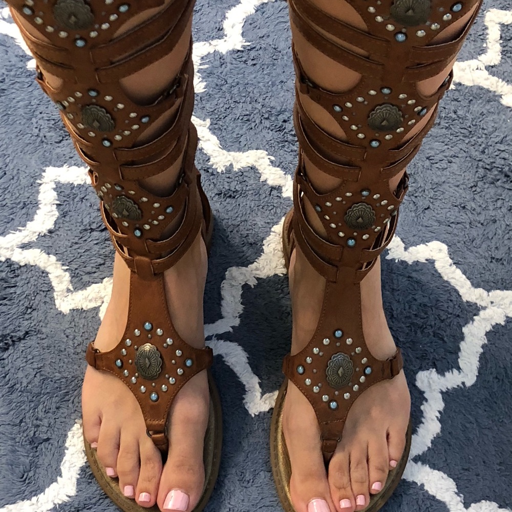 Crazy Train gladiator sandals